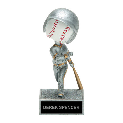 Batting Bobble Head Baseball Trophy