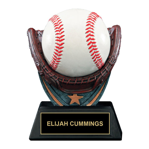 Winning Catch Baseball Trophy