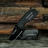 Black Anodized Pocket Knife