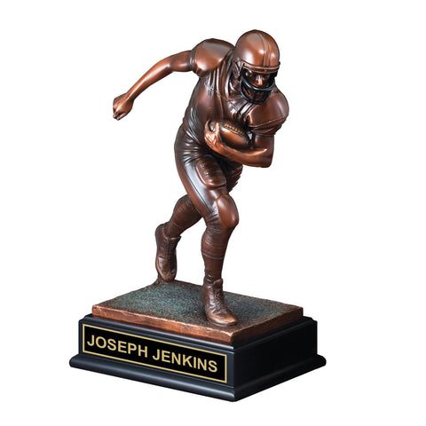 Bronze Action Football Trophy