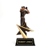 Hitting Golfer Trophy