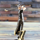 Hitting Golfer Trophy