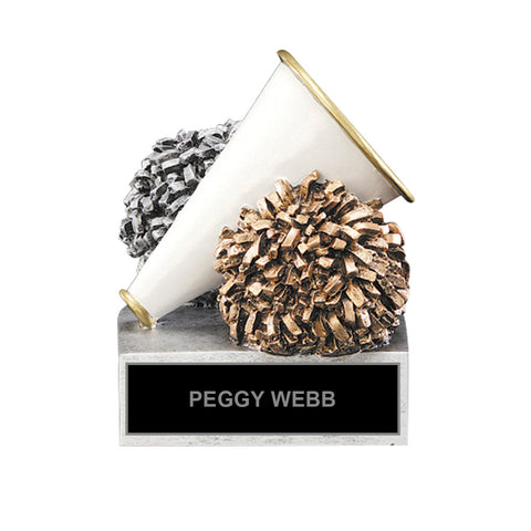 Pom Pom Cheer Leading Trophy