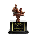 Copper Armchair Fantasy Baseball Trophy