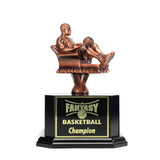 Copper Armchair Fantasy Basketball Trophy