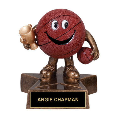 Cartoon Basketball Trophy