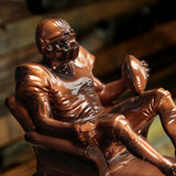 Copper Armchair Quarterback Fantasy Football Trophy