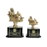 Golden Armchair Quarterback Fantasy Football Trophy