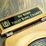 Toilet Bowl Champions Plaque