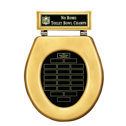 Toilet Bowl Champions Plaque