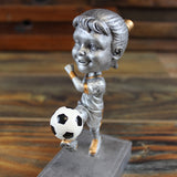 Kicking It Bobble Head Soccer Trophy