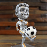 Kicking It Bobble Head Soccer Trophy