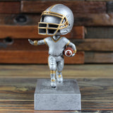 Blocking Bobble Head Football Trophy