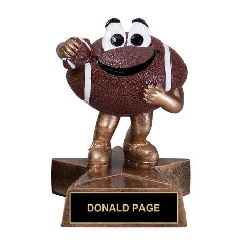 Cartoon Football Trophy
