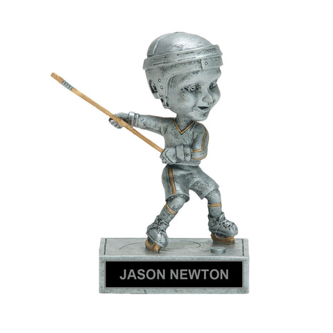Shooting Bobble Head Hockey Trophy