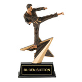 Karate Kick Martial Arts Trophy