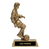 Fast Feet Golden Soccer Trophy