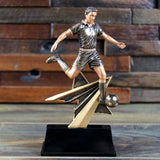 Bronze Action Soccer Trophy