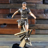 Bronze Action Soccer Trophy
