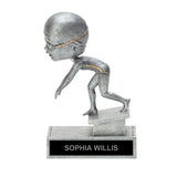 Racing Bobble Head Swim Trophy