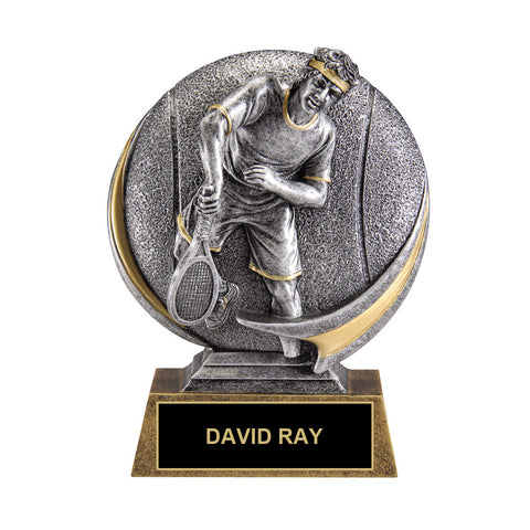 In-Action Tennis Trophy