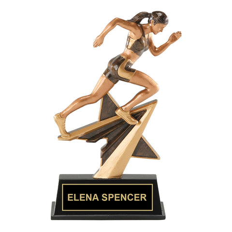 Bronze Action Track Trophy
