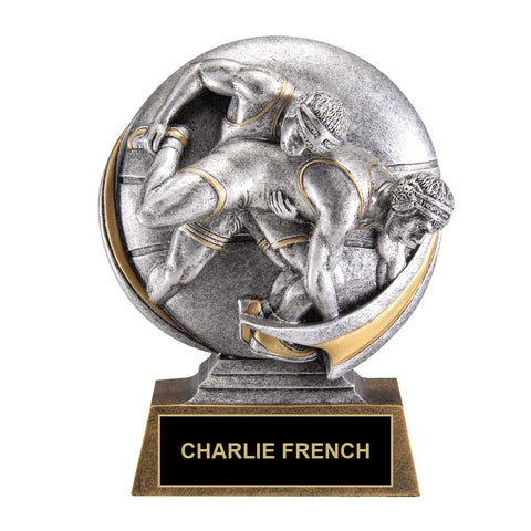 In-Action Wrestling Trophy